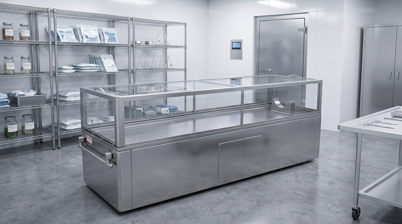 Single Glass View Freezer Box